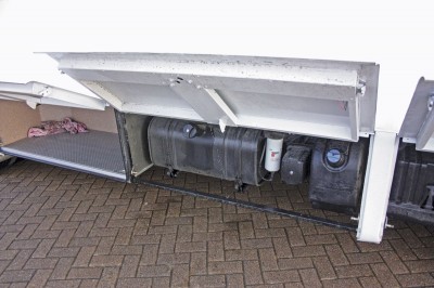 Fuel tank and separate AD bluetank - Cannon Euro Variant Luxor Coach, Ireland
